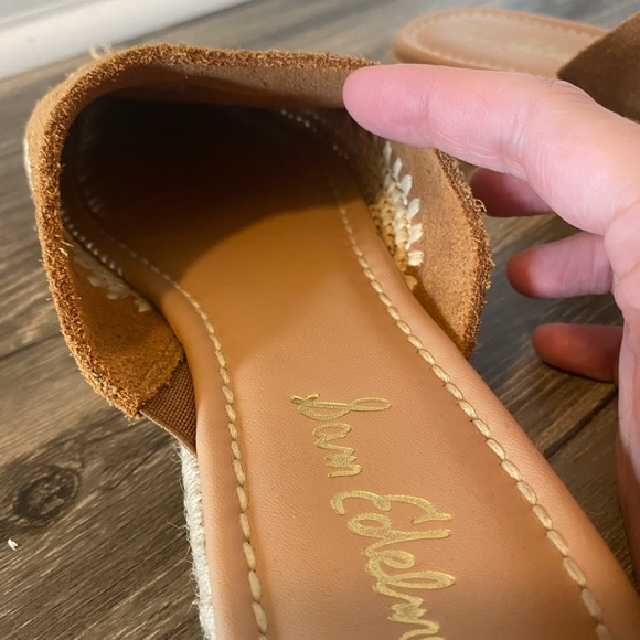 SAM EDELMAN Austin Suede Flat Mules - Picture 3 of 6